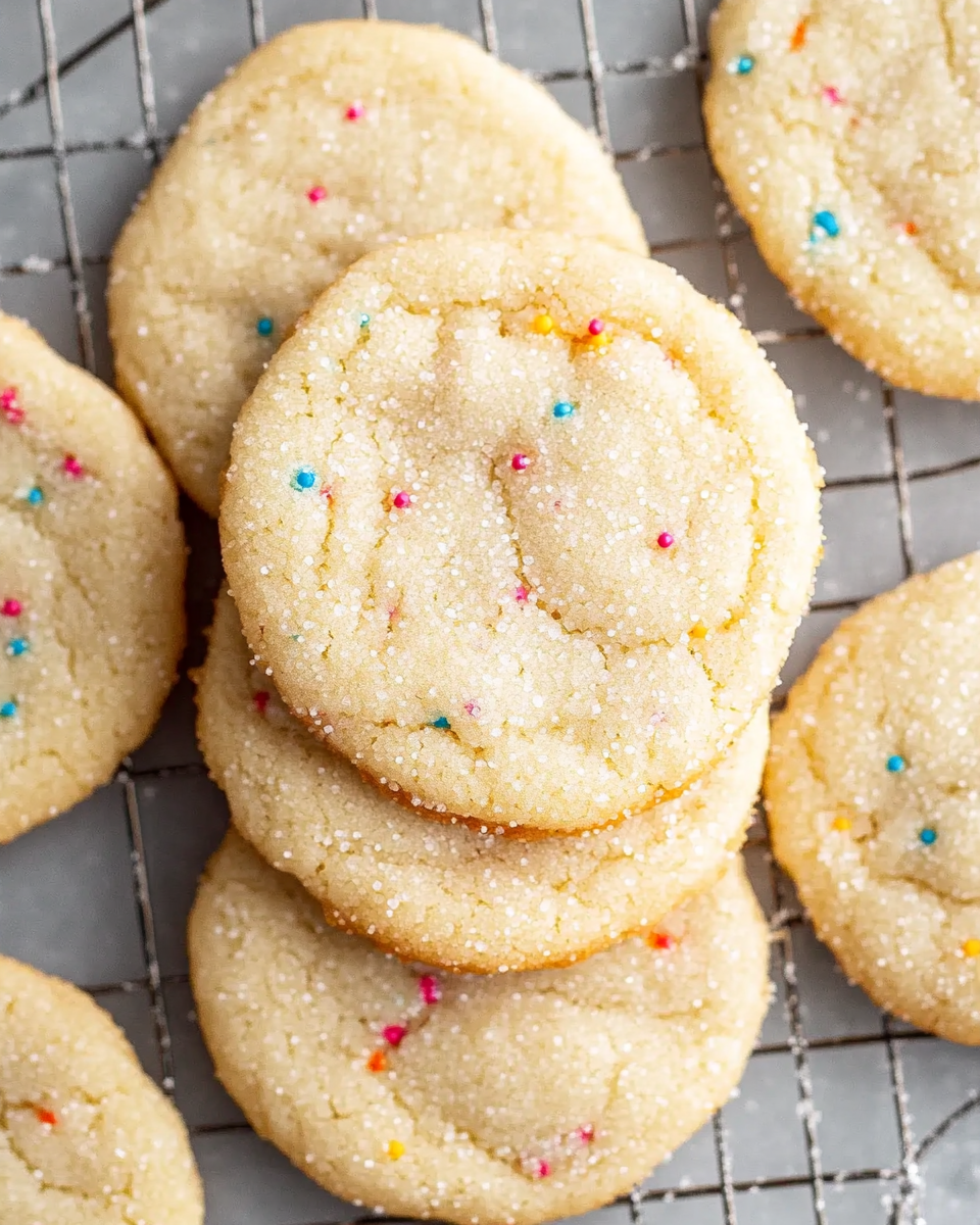 {3-Ingredient} Easy Sugar Cookies1