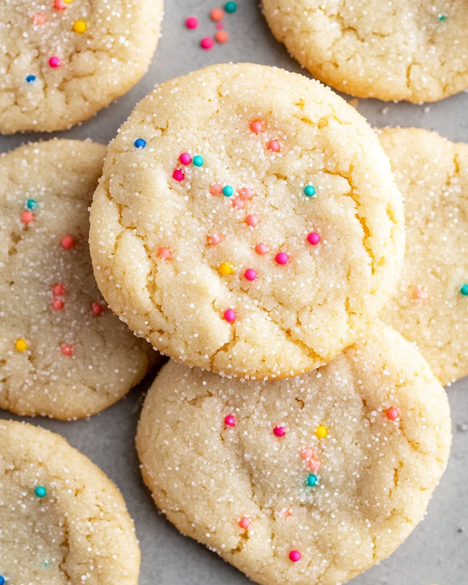 {3-Ingredient} Easy Sugar Cookies3