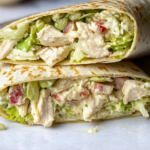 Chopped Chicken Caesar Salad Wrap