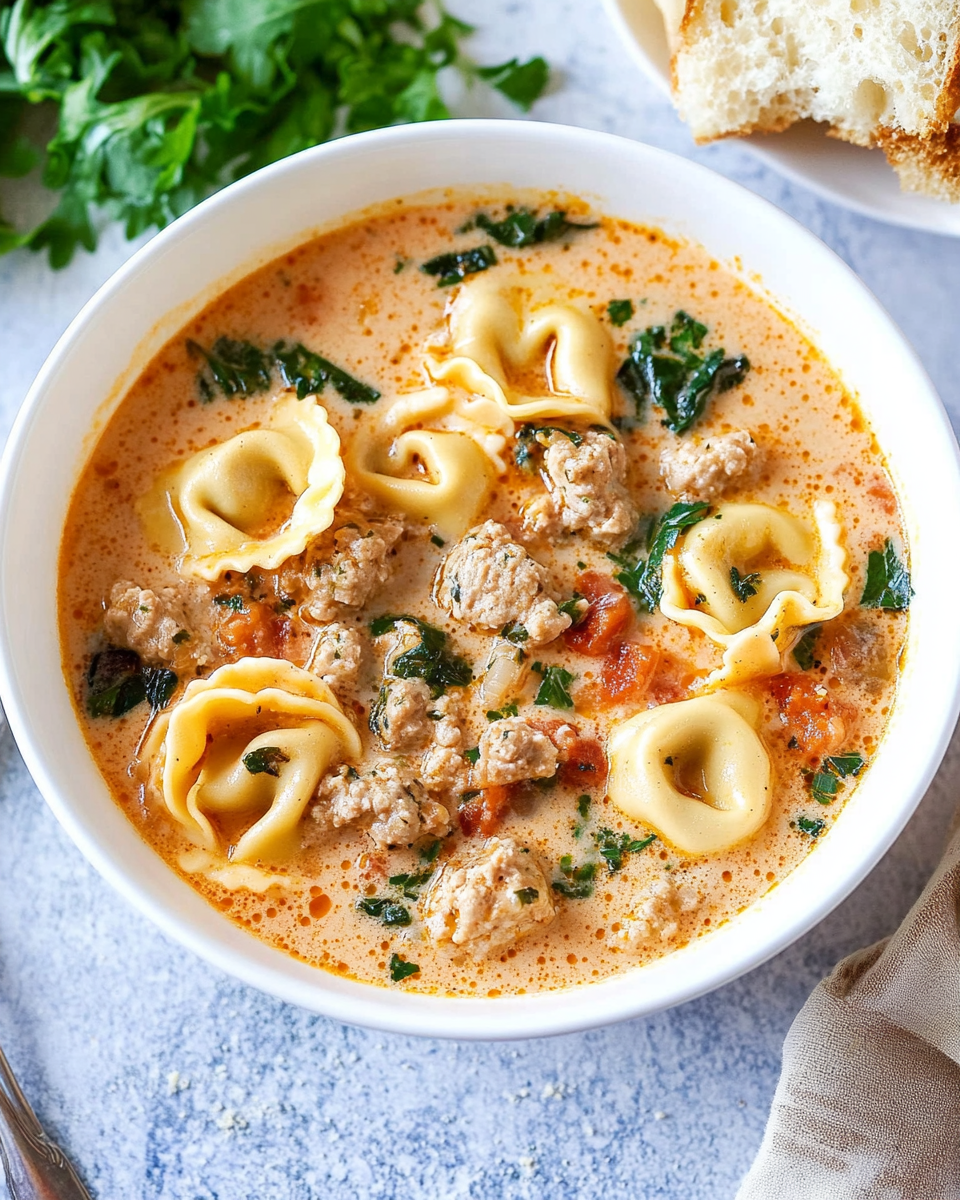 Creamy Tortellini Soup
