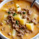 Crock Pot Hamburger Potato Soup