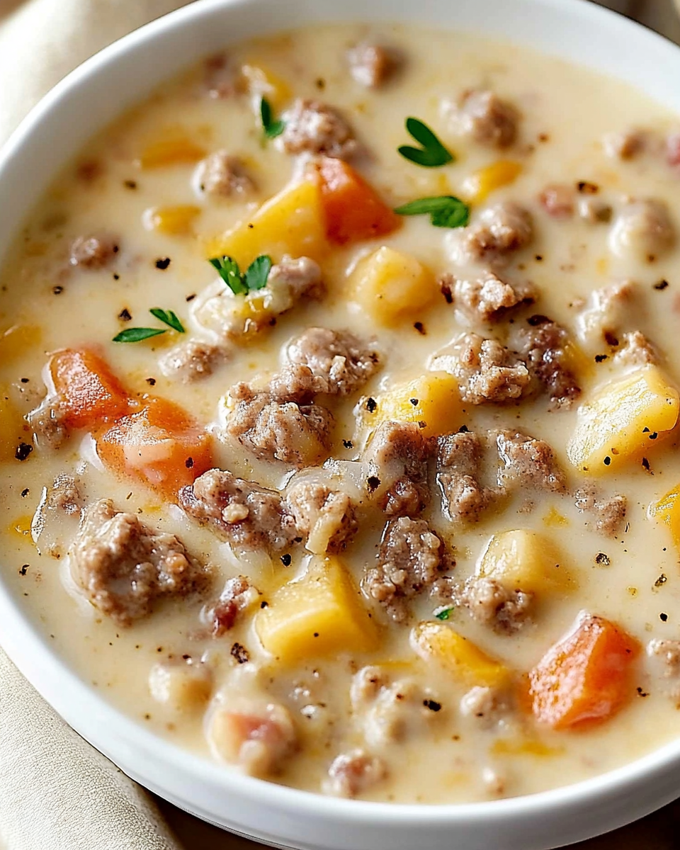Easy Cheeseburger Soup1
