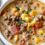 Easy Cheeseburger Soup
