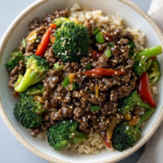 Ground Beef and Broccoli