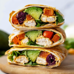 Healthy Chicken Avocado Wraps