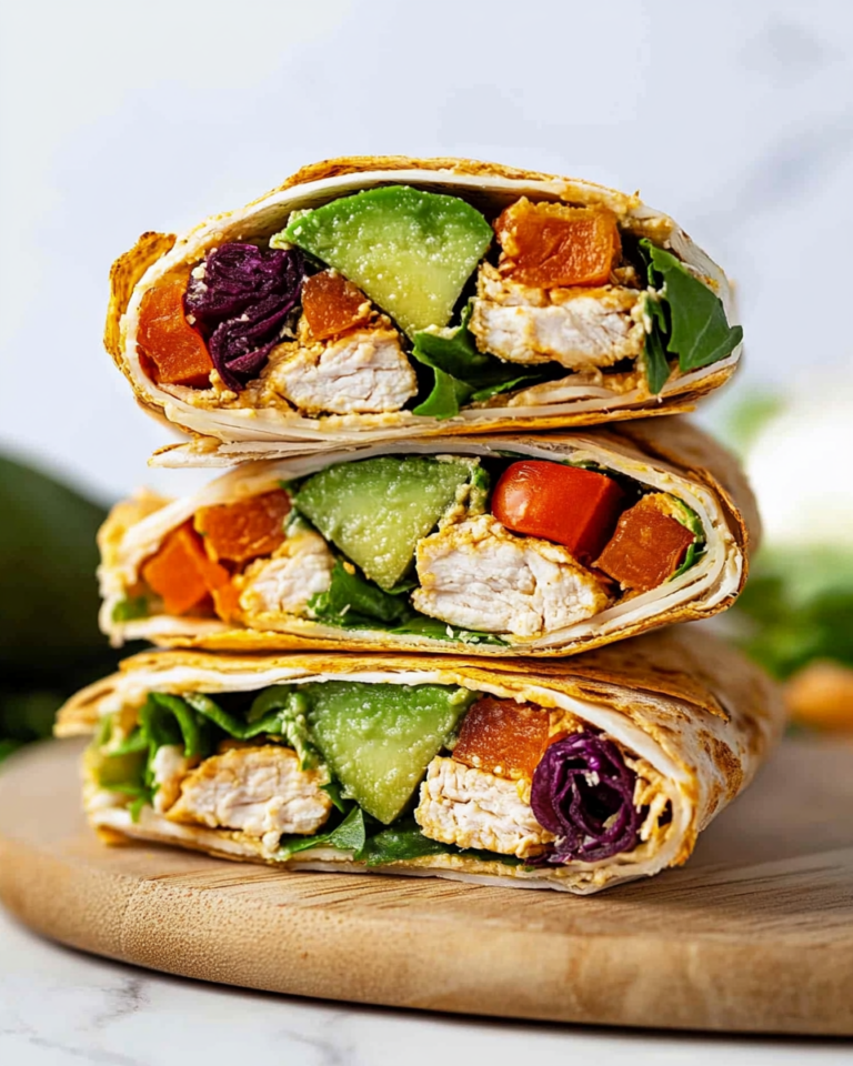 Healthy Chicken Avocado Wraps