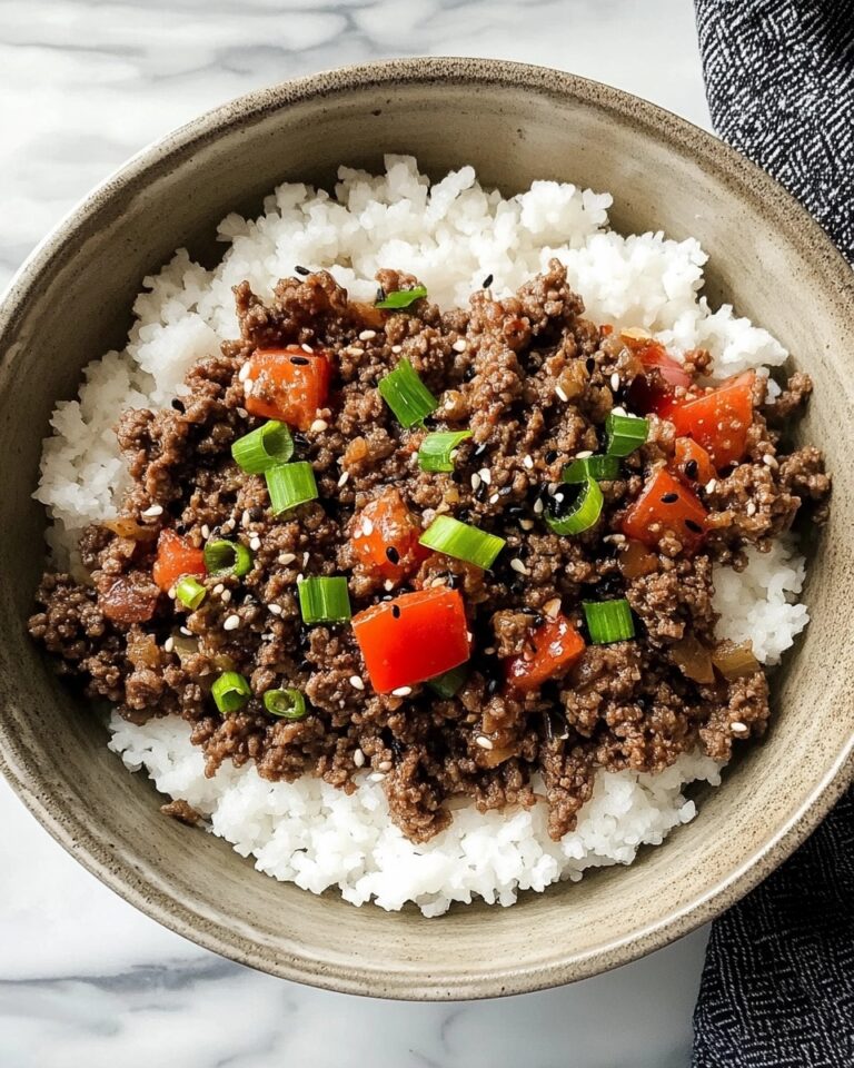 Korean Ground Beef Bowl