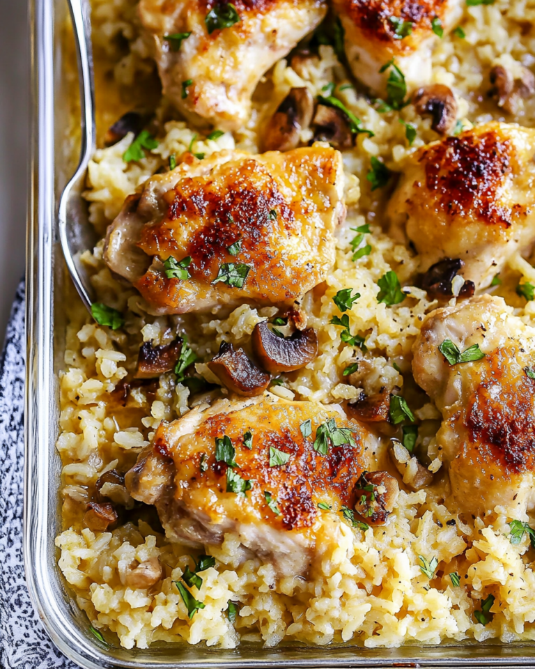 Oven Baked Chicken and Rice