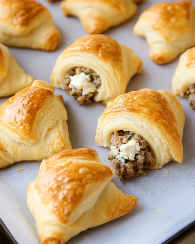Sausage Cream Cheese Crescent Rolls
