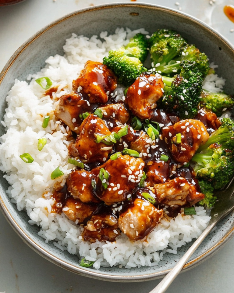 Sticky Chicken Rice Bowls