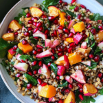Winter Pomegranate and Grain Salad