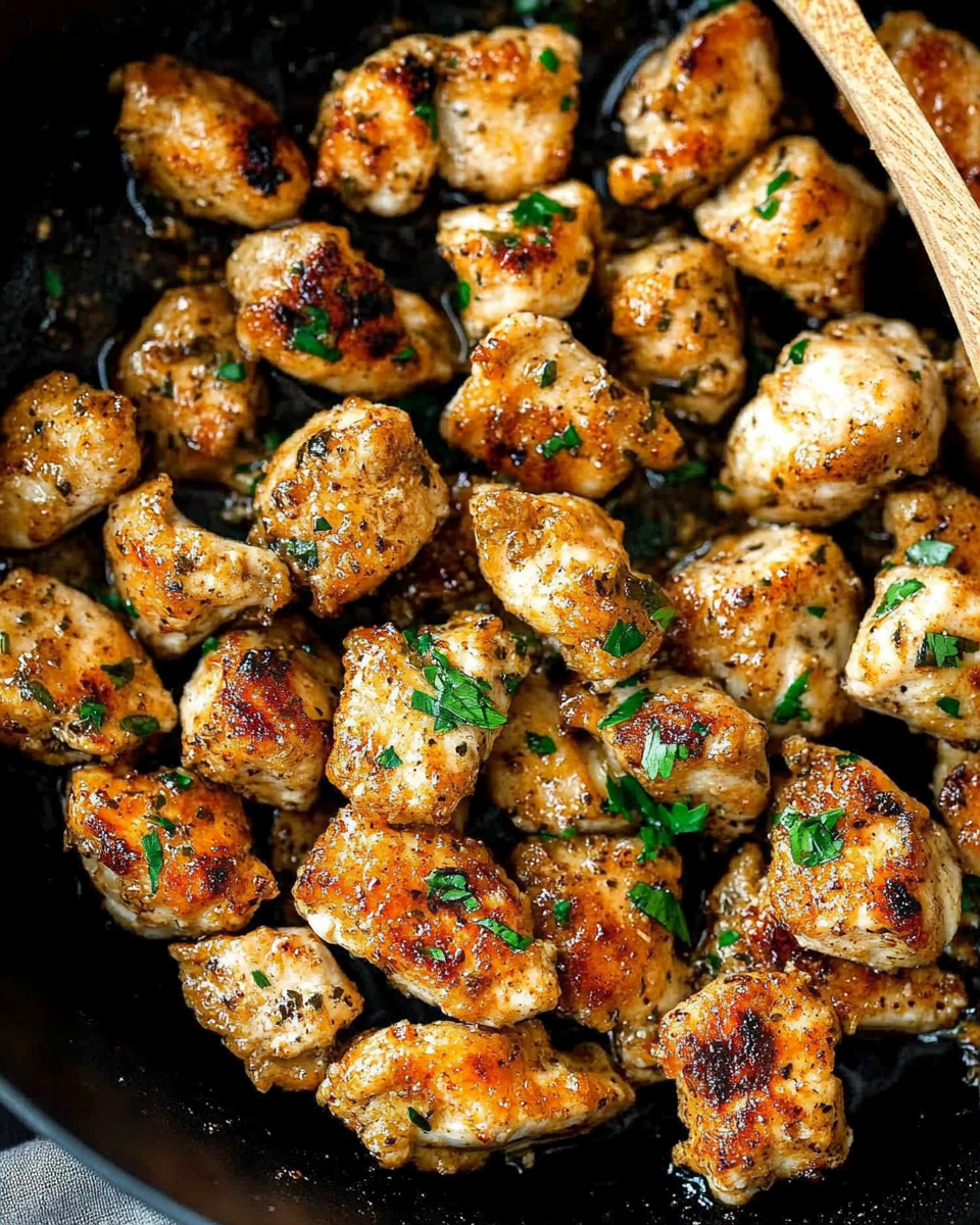 15-Minute Garlic Butter Chicken Bites