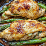Asparagus Stuffed Chicken Breast