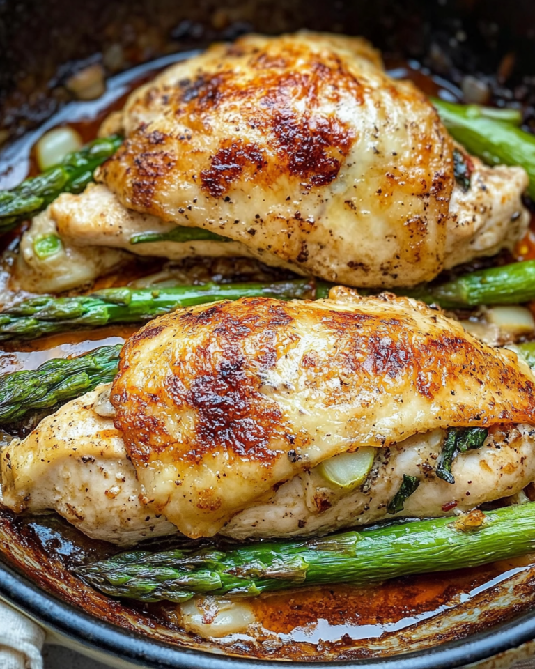 Asparagus Stuffed Chicken Breast