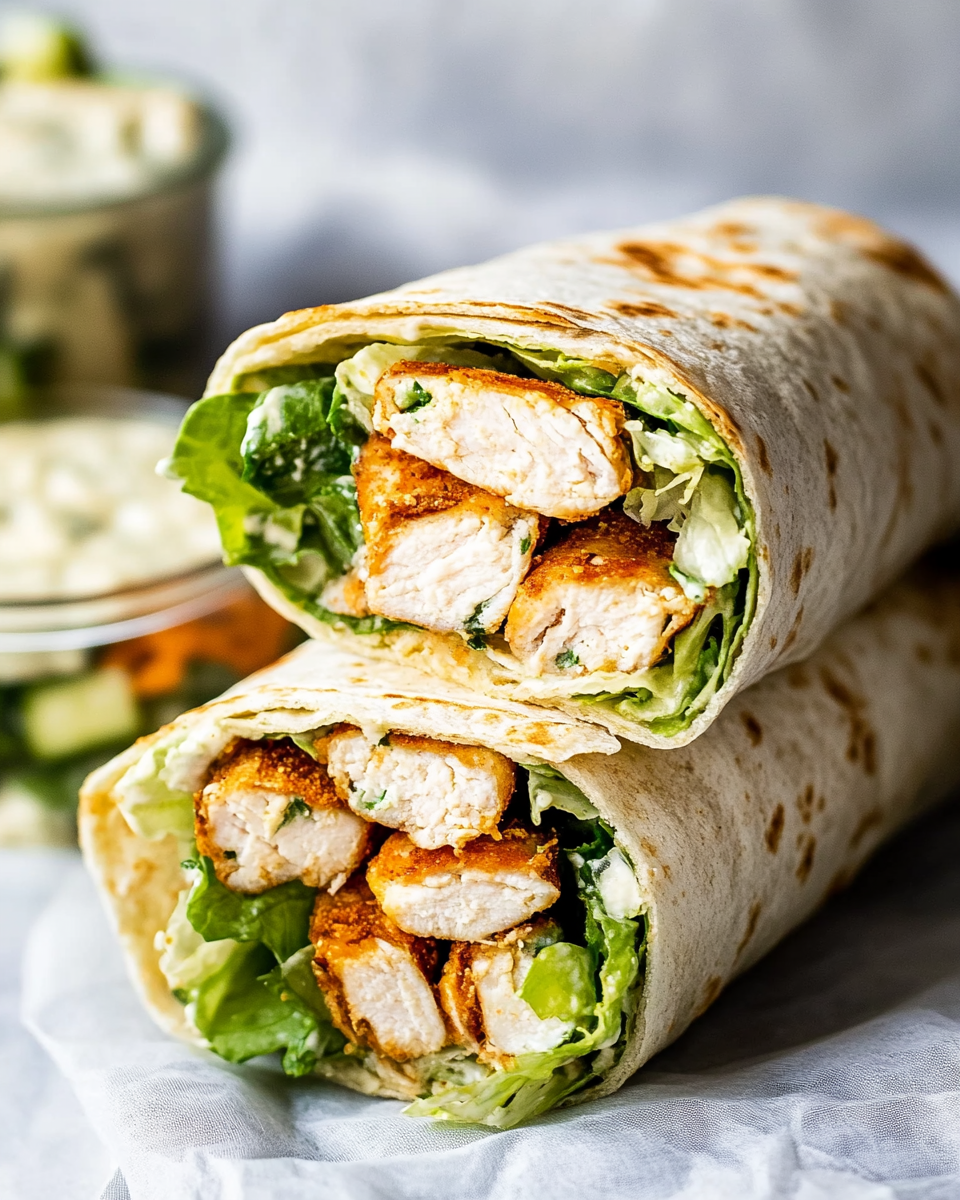 Chicken Caesar Wrap3