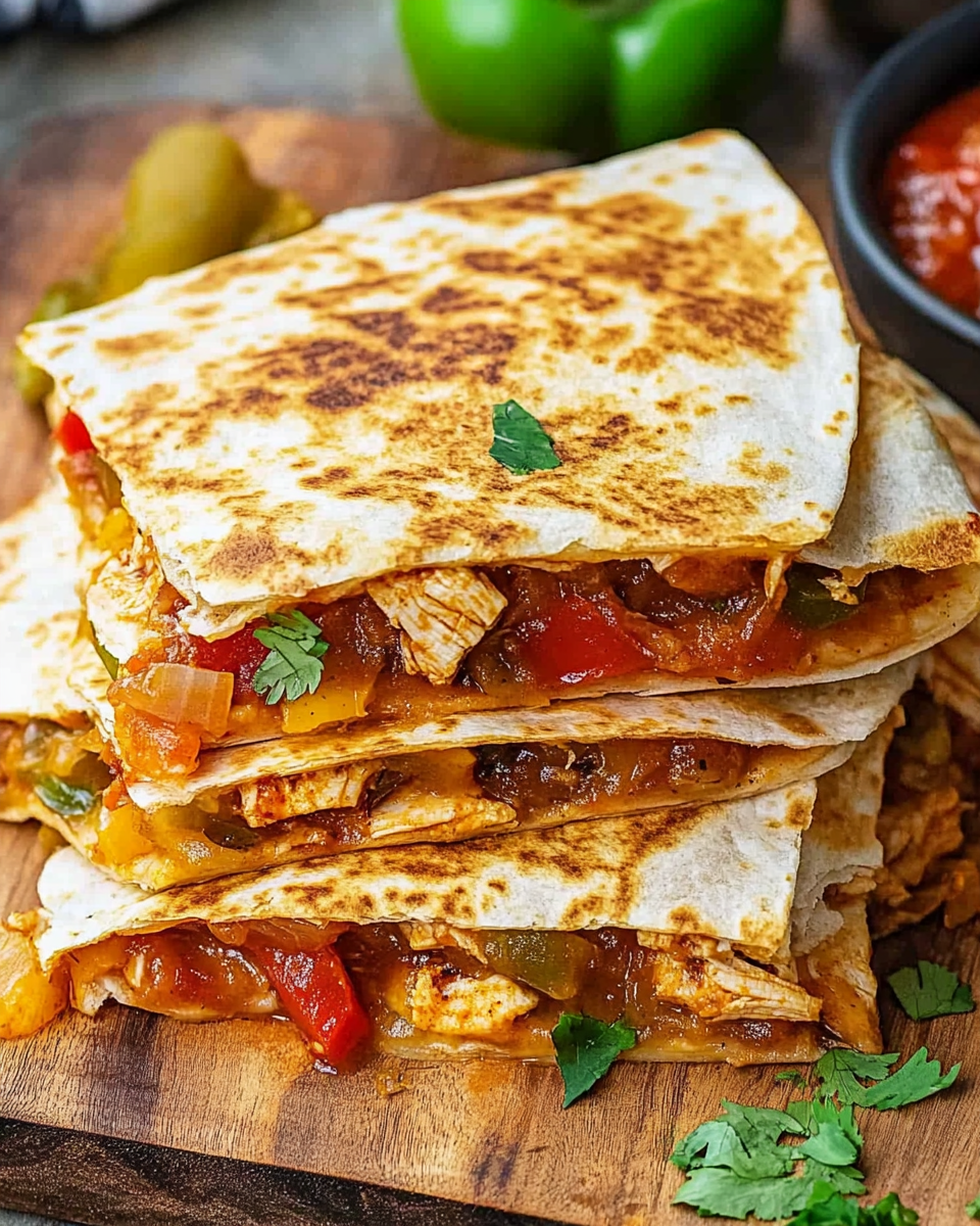 Chicken Fajita Quesadillas4