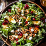 Christmas Salad with Honey Mustard Dressing
