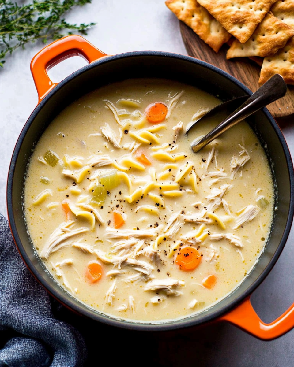 Creamy Chicken Noodle Soup1