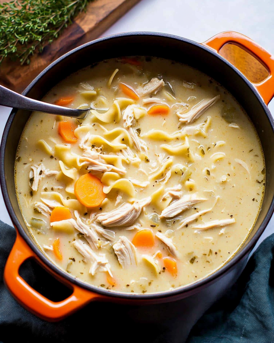 Creamy Chicken Noodle Soup2