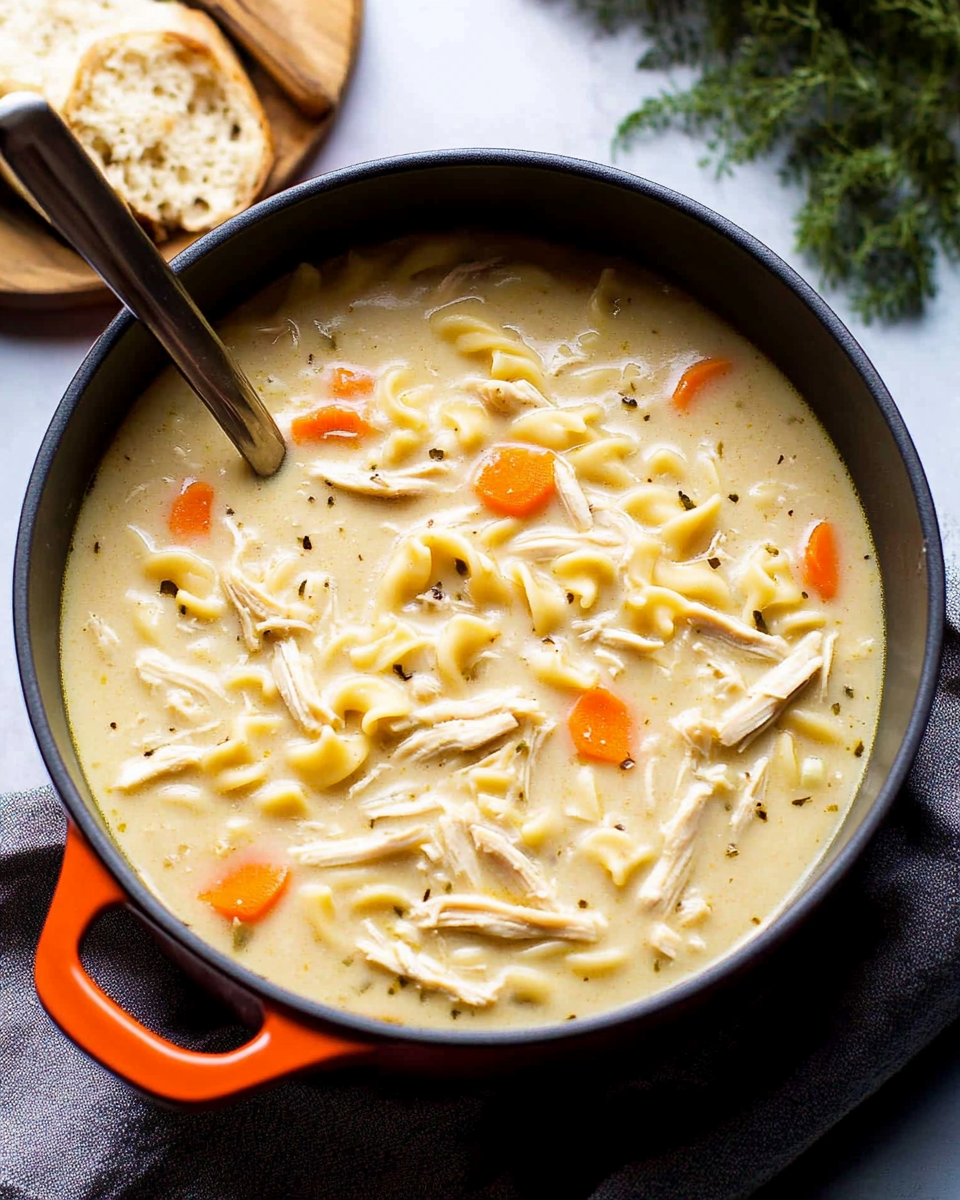 Creamy Chicken Noodle Soup3