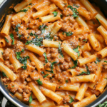 Creamy Sausage Rigatoni
