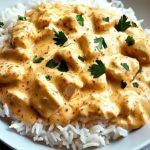Creamy Smothered Chicken and Rice recipe