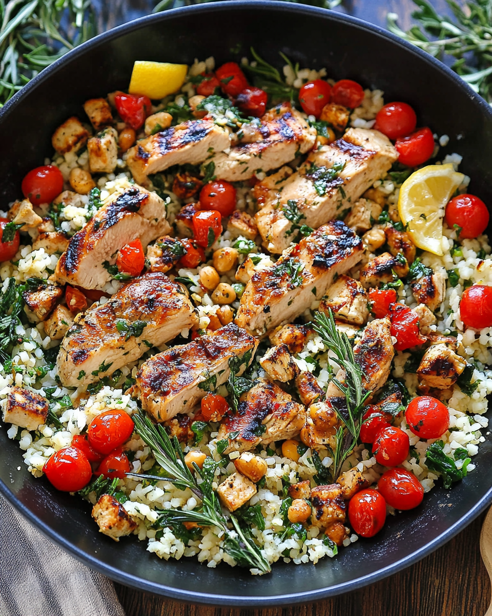 Greek Chicken and Lemon Rice1
