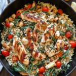 Greek Chicken and Lemon Rice