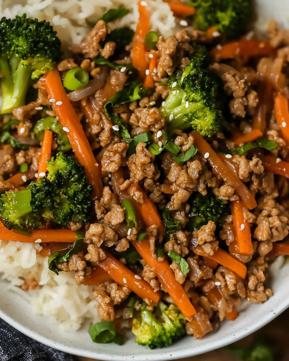Ground Turkey Teriyaki Stir Fry