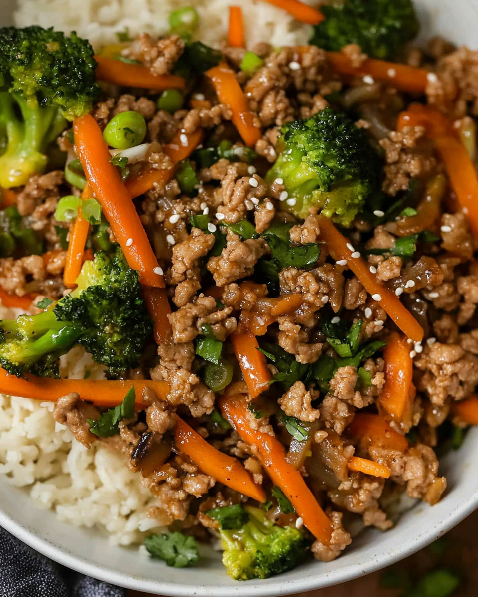 Ground Turkey Teriyaki Stir Fry1
