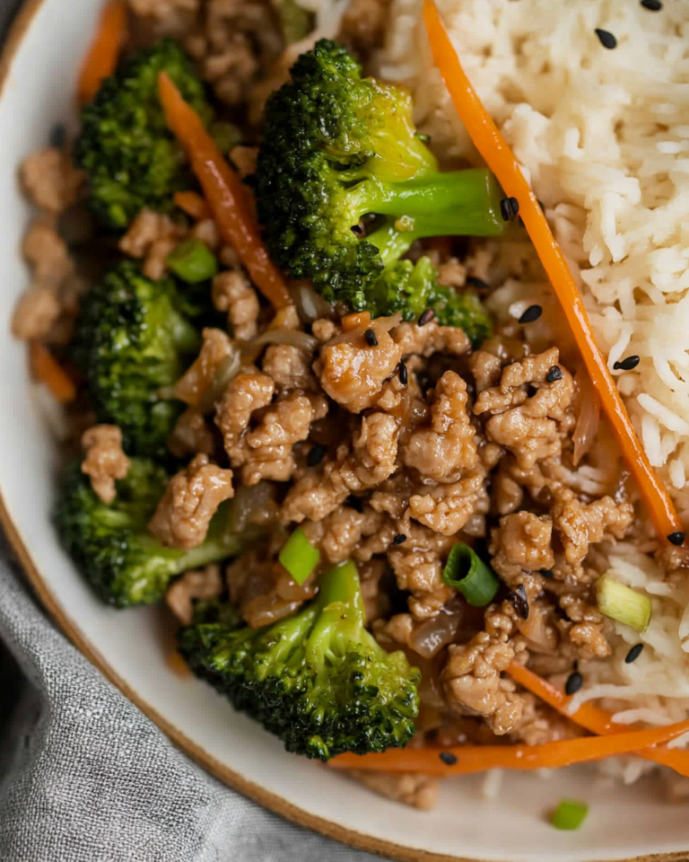 Ground Turkey Teriyaki Stir Fry