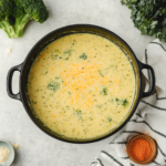 High Protein Broccoli Cheddar Soup