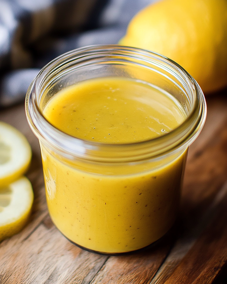 Honey Lemon Vinaigrette Salad Dressing Recipe