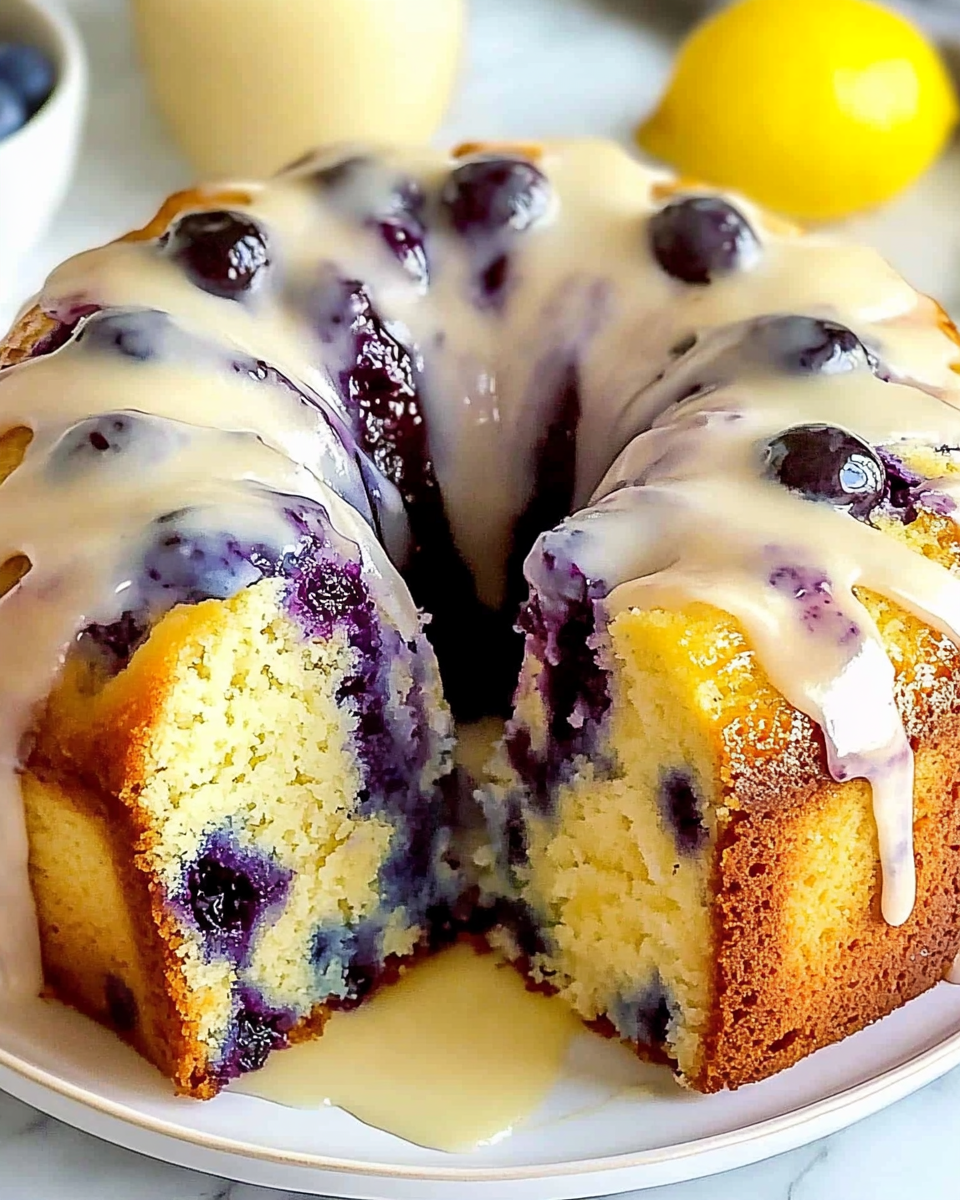Lemon Blueberry Pound Cake
