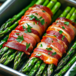 Low Carb Bacon Wrapped Asparagus