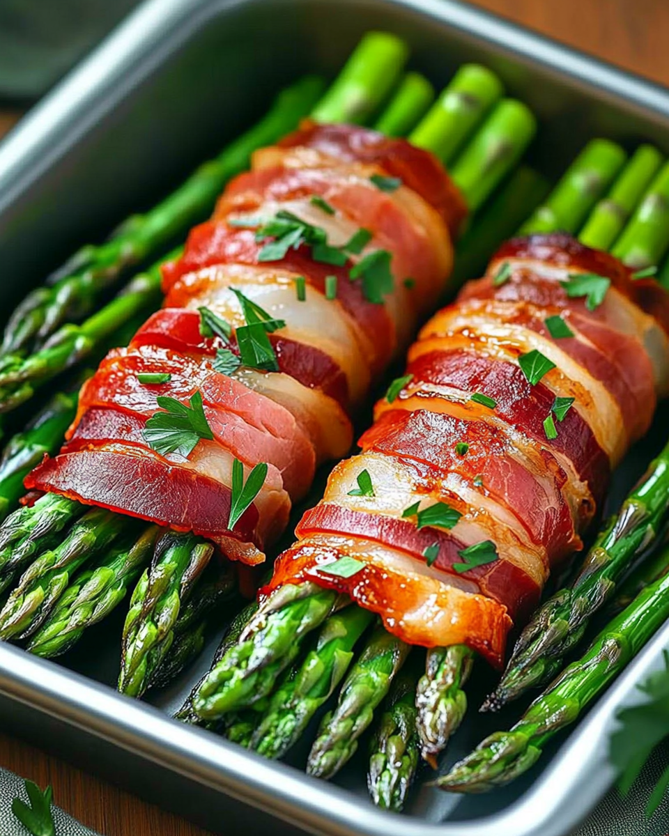 Low Carb Bacon Wrapped Asparagus