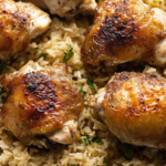 Oven-Baked Chicken and Rice