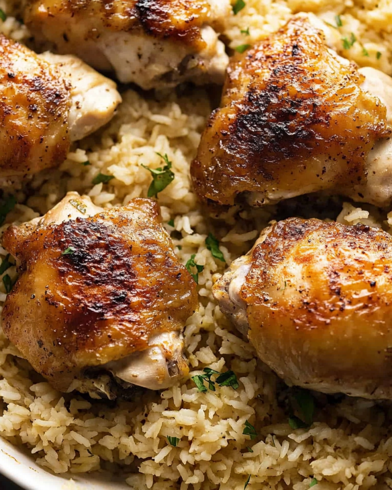 Oven-Baked Chicken and Rice