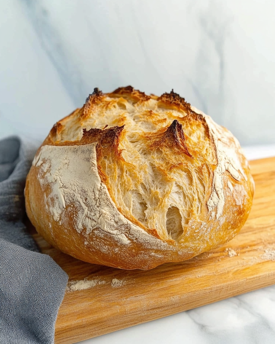 Quick and Easy No-Knead Bread3