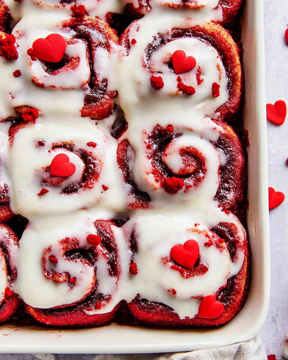 Red Velvet Cinnamon Rolls