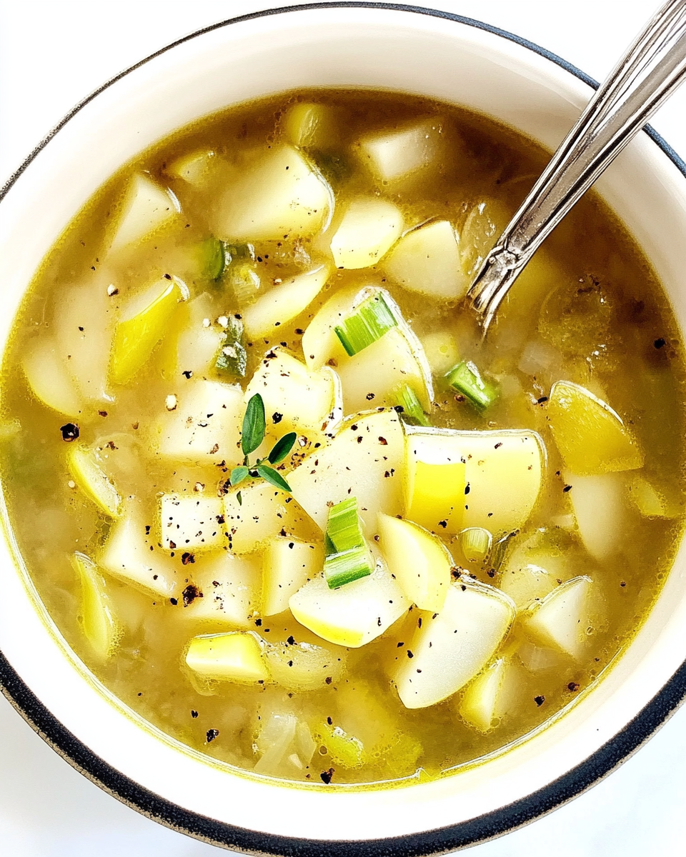 Rustic Potato Leek Soup1