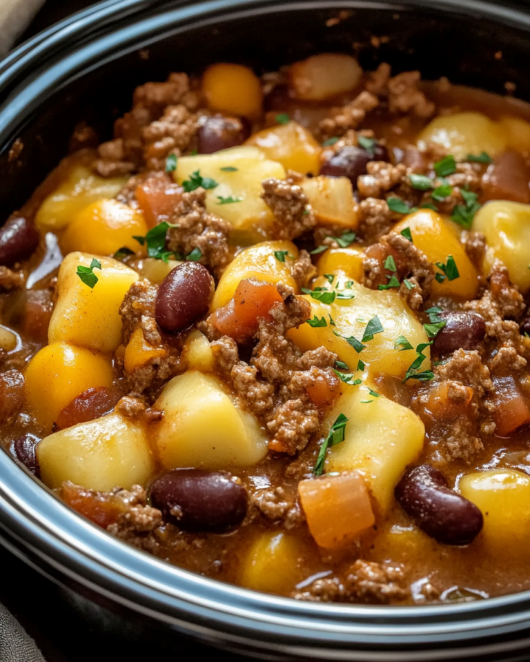 Slow Cooker Cowboy Casserole