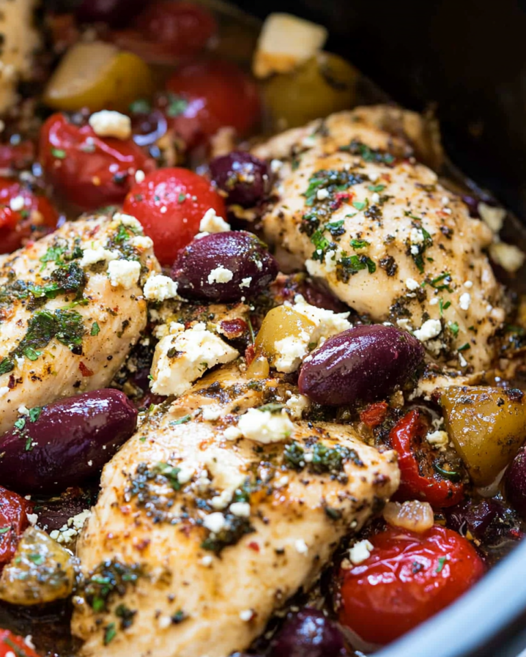 Slow Cooker Greek Chicken