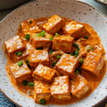 Spicy Tofu with Creamy Coconut Sauce