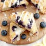 Almond Flour Lemon Blueberry Scones