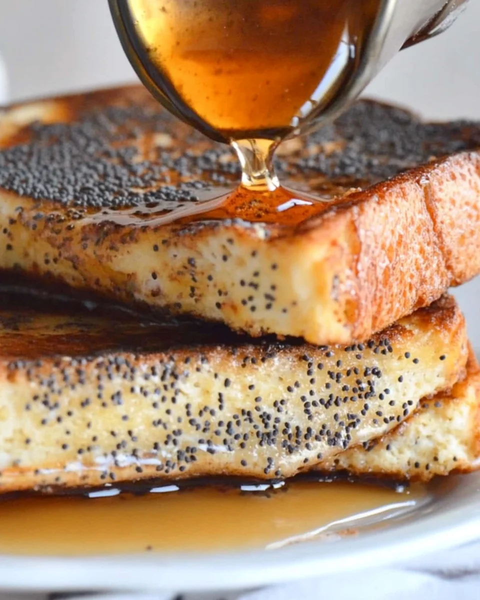 Almond Poppy Seed French Toast