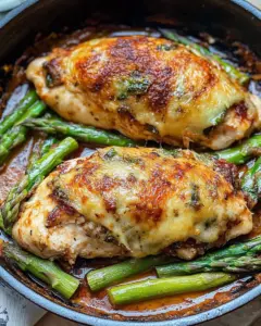 Asparagus Stuffed Chicken Fillet