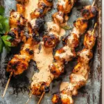 Bang Bang Chicken Skewers