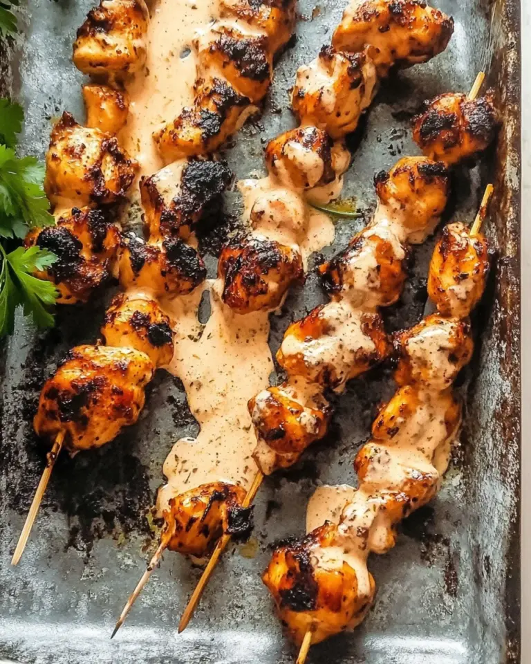 Bang Bang Chicken Skewers