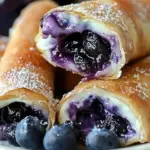 Blueberry Cream Cheese Egg Rolls